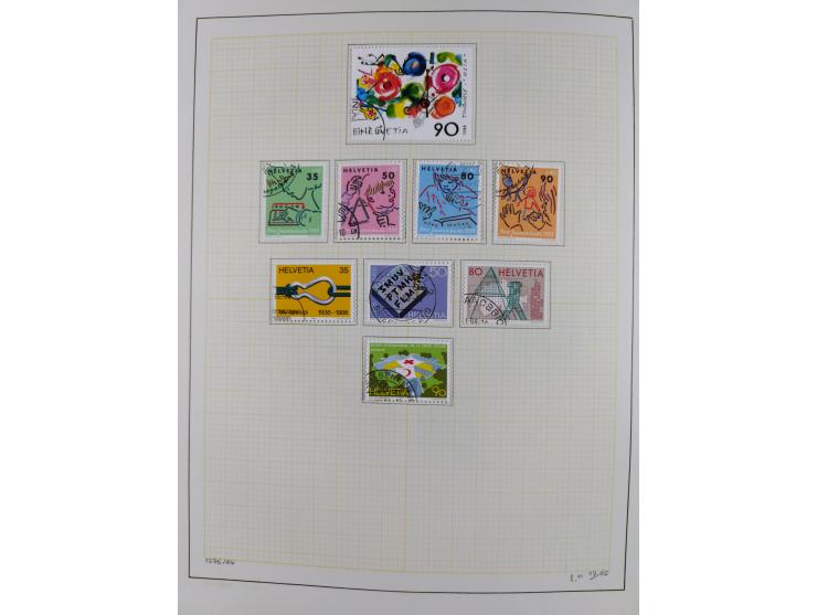 1854/2004, vorwiegend gestempelte Sammlung mit diversen Briefen, ab Strubli mit vielen besseren Werten, dabei Mi.-Nr. I-II, B