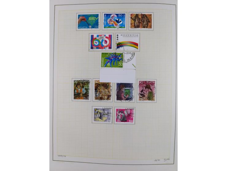 1854/2004, vorwiegend gestempelte Sammlung mit diversen Briefen, ab Strubli mit vielen besseren Werten, dabei Mi.-Nr. I-II, B