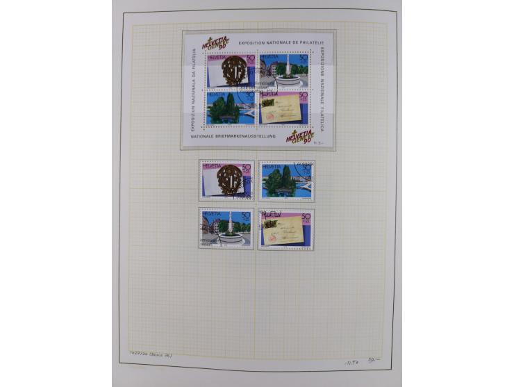 1854/2004, vorwiegend gestempelte Sammlung mit diversen Briefen, ab Strubli mit vielen besseren Werten, dabei Mi.-Nr. I-II, B