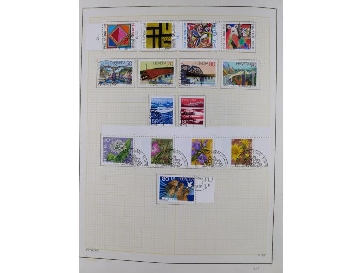 1854/2004, vorwiegend gestempelte Sammlung mit diversen Briefen, ab Strubli mit vielen besseren Werten, dabei Mi.-Nr. I-II, B