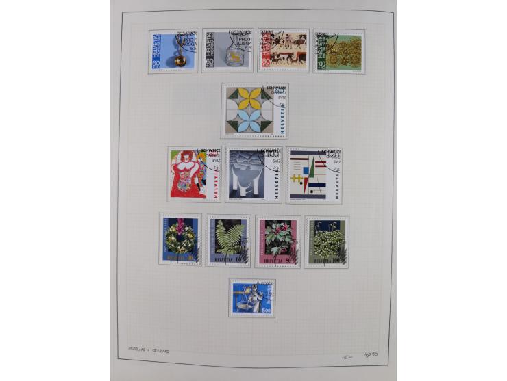 1854/2004, vorwiegend gestempelte Sammlung mit diversen Briefen, ab Strubli mit vielen besseren Werten, dabei Mi.-Nr. I-II, B