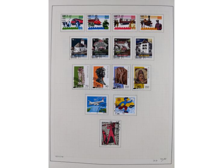 1854/2004, vorwiegend gestempelte Sammlung mit diversen Briefen, ab Strubli mit vielen besseren Werten, dabei Mi.-Nr. I-II, B