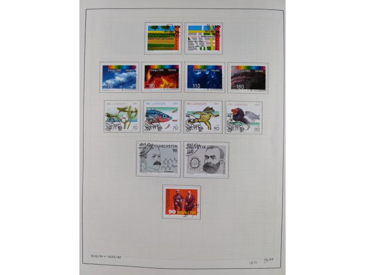 1854/2004, vorwiegend gestempelte Sammlung mit diversen Briefen, ab Strubli mit vielen besseren Werten, dabei Mi.-Nr. I-II, B