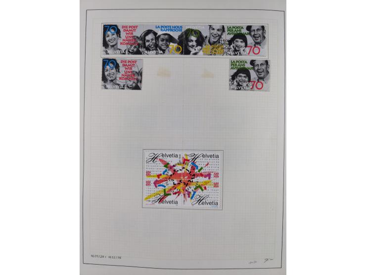 1854/2004, vorwiegend gestempelte Sammlung mit diversen Briefen, ab Strubli mit vielen besseren Werten, dabei Mi.-Nr. I-II, B