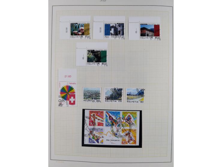 1854/2004, vorwiegend gestempelte Sammlung mit diversen Briefen, ab Strubli mit vielen besseren Werten, dabei Mi.-Nr. I-II, B