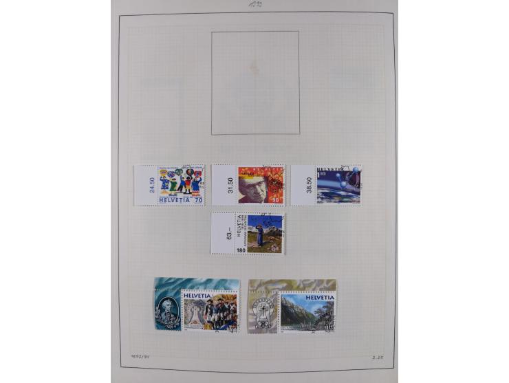 1854/2004, vorwiegend gestempelte Sammlung mit diversen Briefen, ab Strubli mit vielen besseren Werten, dabei Mi.-Nr. I-II, B