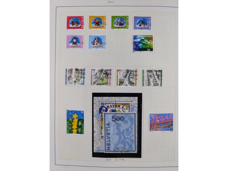 1854/2004, vorwiegend gestempelte Sammlung mit diversen Briefen, ab Strubli mit vielen besseren Werten, dabei Mi.-Nr. I-II, B