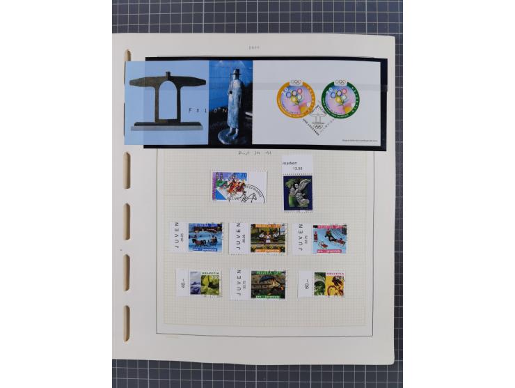 1854/2004, vorwiegend gestempelte Sammlung mit diversen Briefen, ab Strubli mit vielen besseren Werten, dabei Mi.-Nr. I-II, B