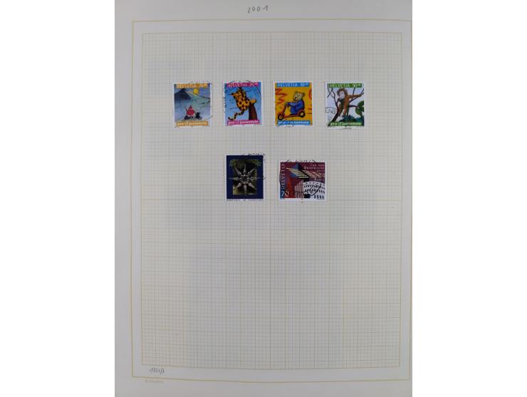 1854/2004, vorwiegend gestempelte Sammlung mit diversen Briefen, ab Strubli mit vielen besseren Werten, dabei Mi.-Nr. I-II, B