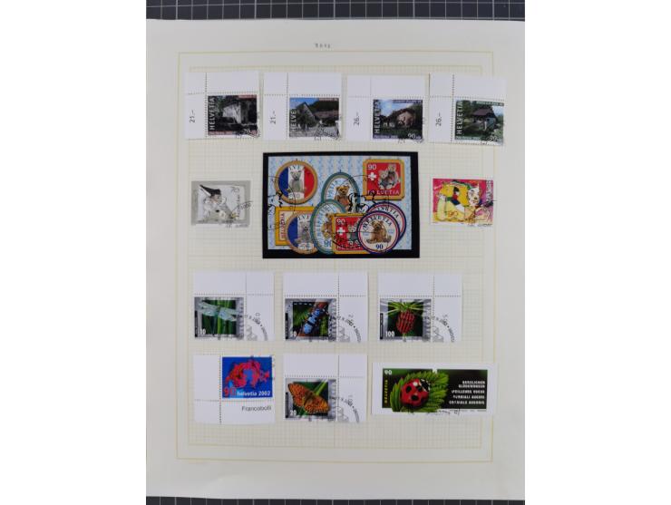 1854/2004, vorwiegend gestempelte Sammlung mit diversen Briefen, ab Strubli mit vielen besseren Werten, dabei Mi.-Nr. I-II, B