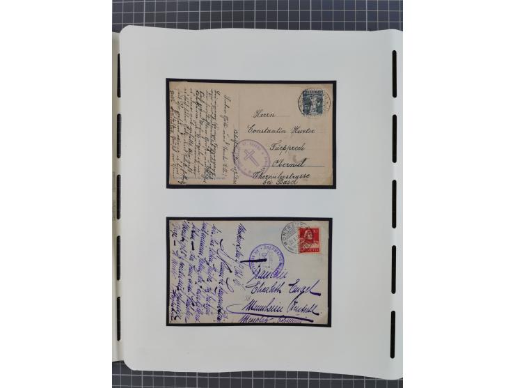 1850/2011, vorwiegend gestempelte Sammlung mit einigen Briefen, dabei Block 1 auf R-Brief, &nbsp;Block 2 mit Ersttagsstempel,