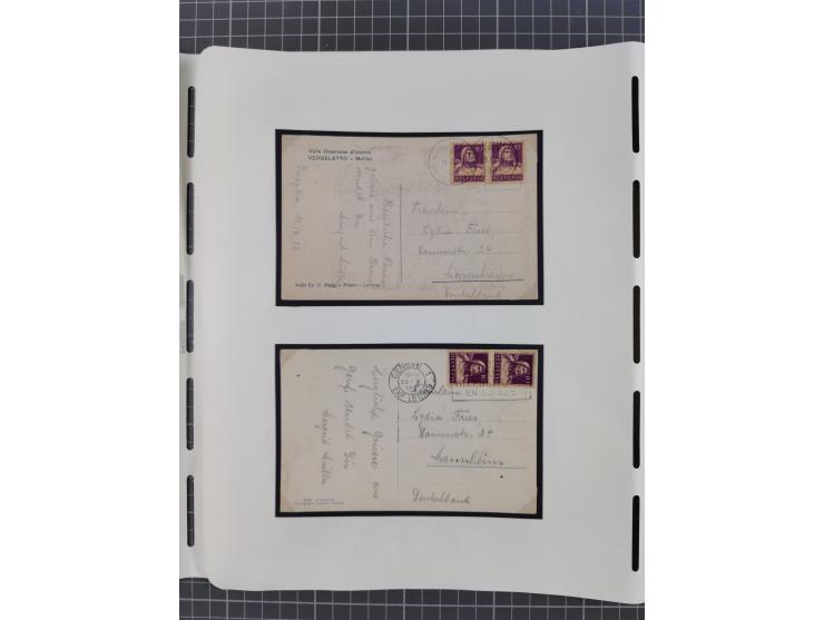 1850/2011, vorwiegend gestempelte Sammlung mit einigen Briefen, dabei Block 1 auf R-Brief, &nbsp;Block 2 mit Ersttagsstempel,