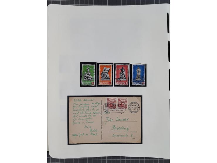 1850/2011, vorwiegend gestempelte Sammlung mit einigen Briefen, dabei Block 1 auf R-Brief, &nbsp;Block 2 mit Ersttagsstempel,