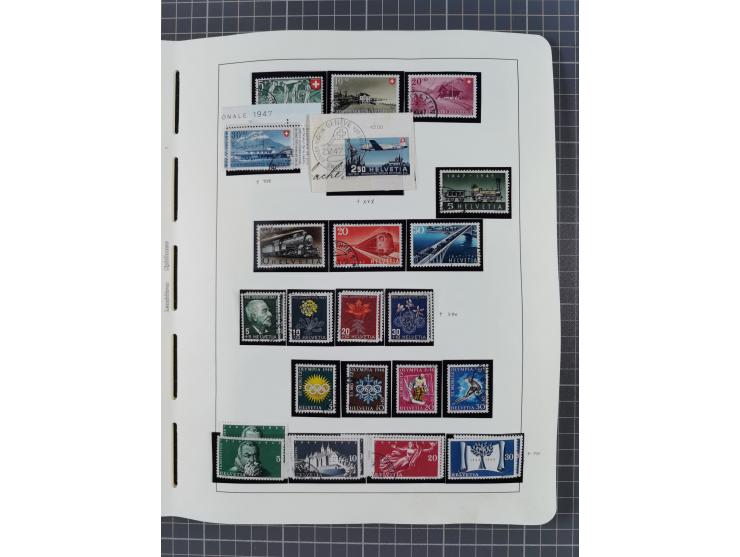 1850/2011, vorwiegend gestempelte Sammlung mit einigen Briefen, dabei Block 1 auf R-Brief, &nbsp;Block 2 mit Ersttagsstempel,