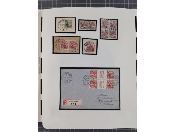 1850/2011, vorwiegend gestempelte Sammlung mit einigen Briefen, dabei Block 1 auf R-Brief, &nbsp;Block 2 mit Ersttagsstempel,