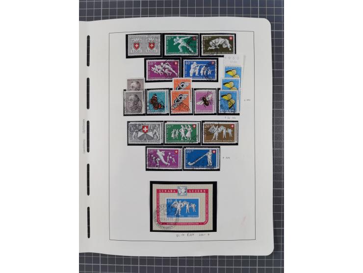 1850/2011, vorwiegend gestempelte Sammlung mit einigen Briefen, dabei Block 1 auf R-Brief, &nbsp;Block 2 mit Ersttagsstempel,