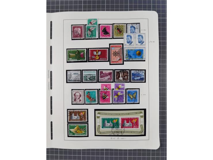 1850/2011, vorwiegend gestempelte Sammlung mit einigen Briefen, dabei Block 1 auf R-Brief, &nbsp;Block 2 mit Ersttagsstempel,