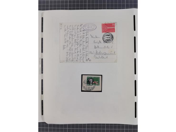 1850/2011, vorwiegend gestempelte Sammlung mit einigen Briefen, dabei Block 1 auf R-Brief, &nbsp;Block 2 mit Ersttagsstempel,