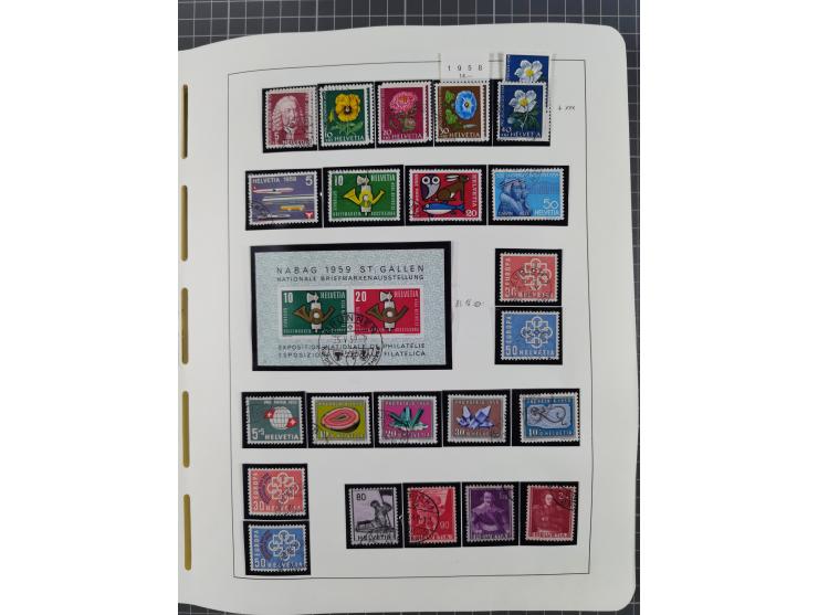 1850/2011, vorwiegend gestempelte Sammlung mit einigen Briefen, dabei Block 1 auf R-Brief, &nbsp;Block 2 mit Ersttagsstempel,