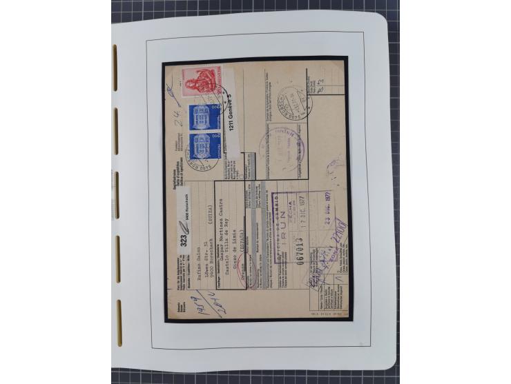 1850/2011, vorwiegend gestempelte Sammlung mit einigen Briefen, dabei Block 1 auf R-Brief, &nbsp;Block 2 mit Ersttagsstempel,