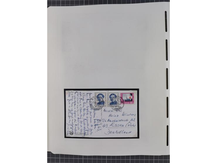 1850/2011, vorwiegend gestempelte Sammlung mit einigen Briefen, dabei Block 1 auf R-Brief, &nbsp;Block 2 mit Ersttagsstempel,