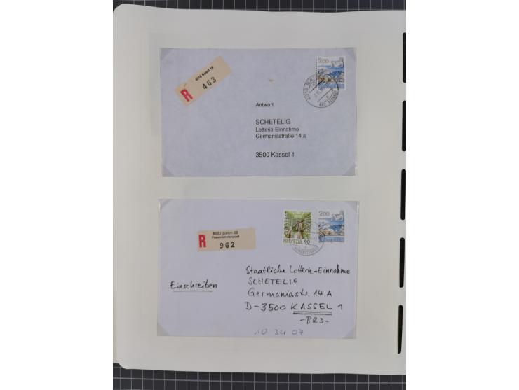 1850/2011, vorwiegend gestempelte Sammlung mit einigen Briefen, dabei Block 1 auf R-Brief, &nbsp;Block 2 mit Ersttagsstempel,