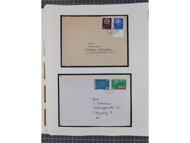 1850/2011, vorwiegend gestempelte Sammlung mit einigen Briefen, dabei Block 1 auf R-Brief, &nbsp;Block 2 mit Ersttagsstempel,