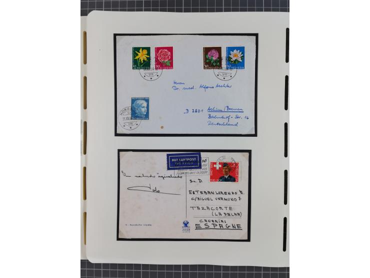 1850/2011, vorwiegend gestempelte Sammlung mit einigen Briefen, dabei Block 1 auf R-Brief, &nbsp;Block 2 mit Ersttagsstempel,