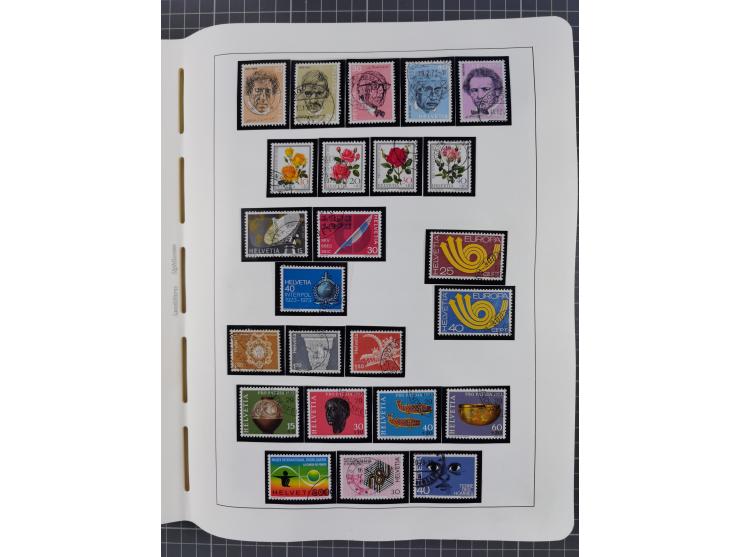 1850/2011, vorwiegend gestempelte Sammlung mit einigen Briefen, dabei Block 1 auf R-Brief, &nbsp;Block 2 mit Ersttagsstempel,