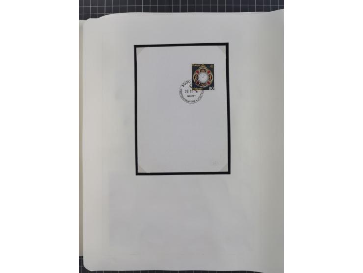 1850/2011, vorwiegend gestempelte Sammlung mit einigen Briefen, dabei Block 1 auf R-Brief, &nbsp;Block 2 mit Ersttagsstempel,