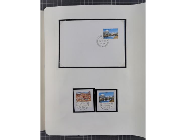 1850/2011, vorwiegend gestempelte Sammlung mit einigen Briefen, dabei Block 1 auf R-Brief, &nbsp;Block 2 mit Ersttagsstempel,