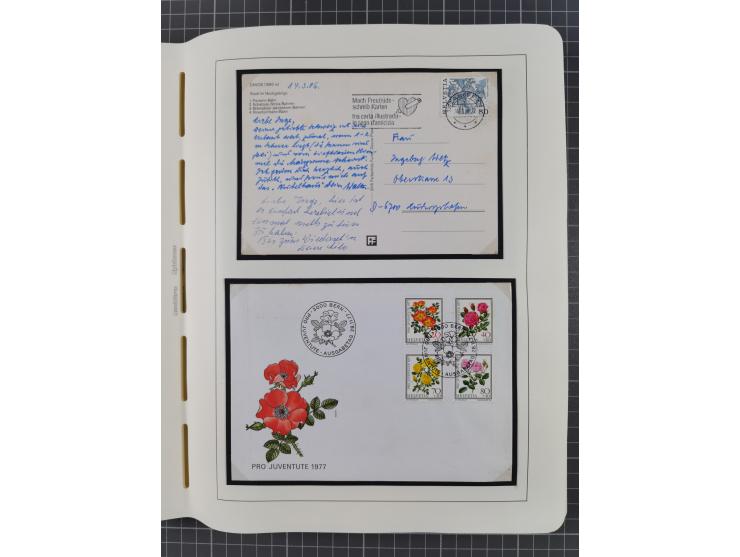 1850/2011, vorwiegend gestempelte Sammlung mit einigen Briefen, dabei Block 1 auf R-Brief, &nbsp;Block 2 mit Ersttagsstempel,