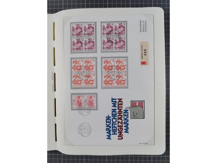 1850/2011, vorwiegend gestempelte Sammlung mit einigen Briefen, dabei Block 1 auf R-Brief, &nbsp;Block 2 mit Ersttagsstempel,