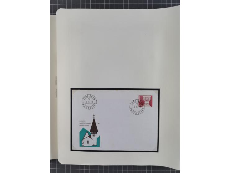 1850/2011, vorwiegend gestempelte Sammlung mit einigen Briefen, dabei Block 1 auf R-Brief, &nbsp;Block 2 mit Ersttagsstempel,