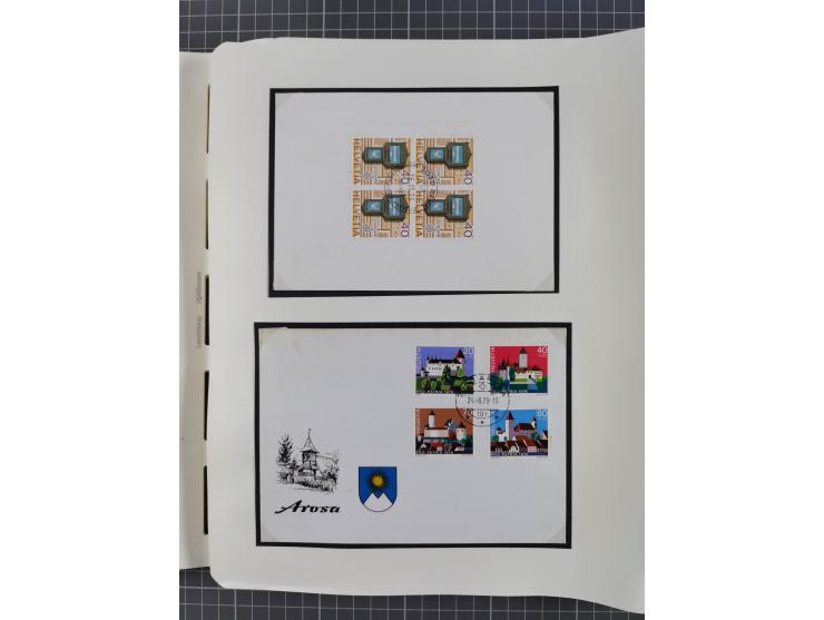 1850/2011, vorwiegend gestempelte Sammlung mit einigen Briefen, dabei Block 1 auf R-Brief, &nbsp;Block 2 mit Ersttagsstempel,