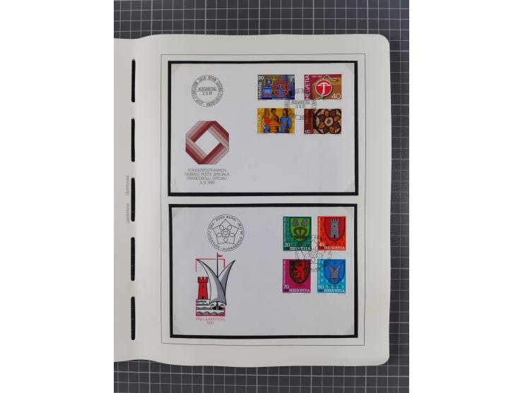 1850/2011, vorwiegend gestempelte Sammlung mit einigen Briefen, dabei Block 1 auf R-Brief, &nbsp;Block 2 mit Ersttagsstempel,