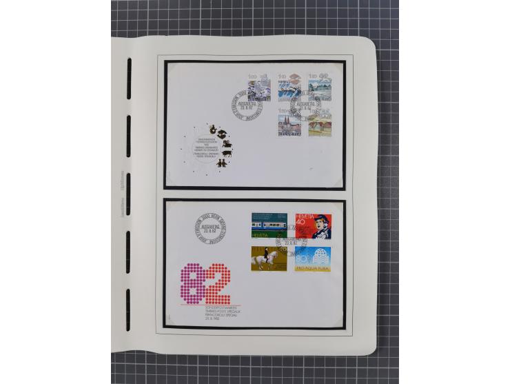 1850/2011, vorwiegend gestempelte Sammlung mit einigen Briefen, dabei Block 1 auf R-Brief, &nbsp;Block 2 mit Ersttagsstempel,