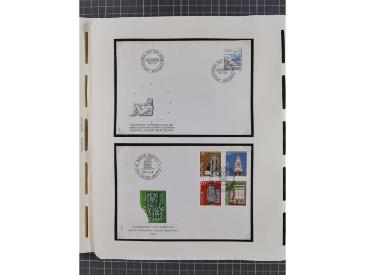 1850/2011, vorwiegend gestempelte Sammlung mit einigen Briefen, dabei Block 1 auf R-Brief, &nbsp;Block 2 mit Ersttagsstempel,