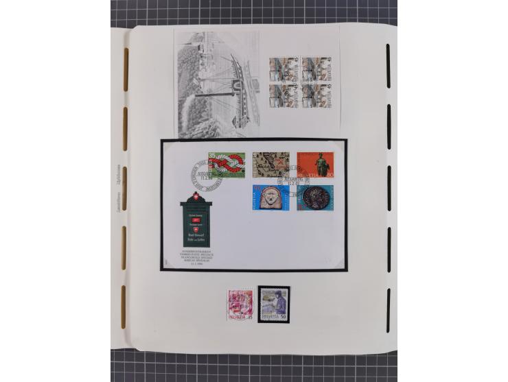 1850/2011, vorwiegend gestempelte Sammlung mit einigen Briefen, dabei Block 1 auf R-Brief, &nbsp;Block 2 mit Ersttagsstempel,