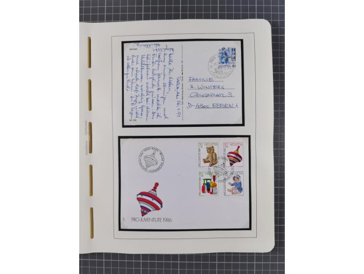 1850/2011, vorwiegend gestempelte Sammlung mit einigen Briefen, dabei Block 1 auf R-Brief, &nbsp;Block 2 mit Ersttagsstempel,