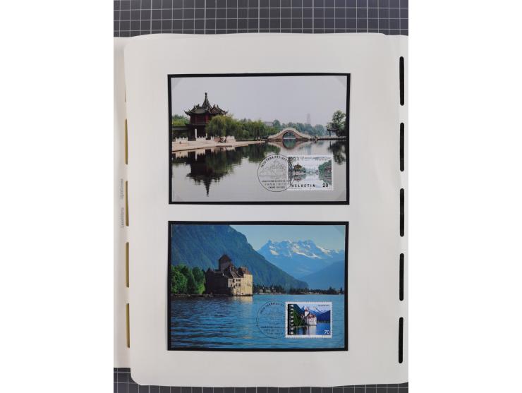 1850/2011, vorwiegend gestempelte Sammlung mit einigen Briefen, dabei Block 1 auf R-Brief, &nbsp;Block 2 mit Ersttagsstempel,