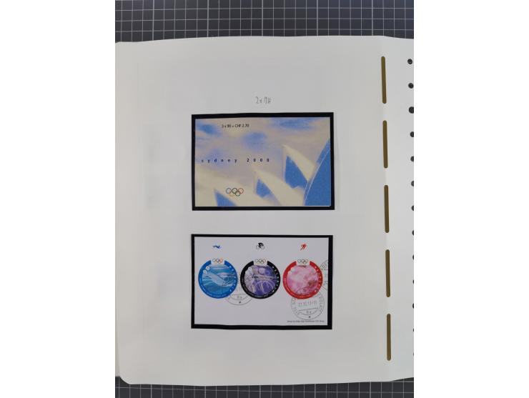 1850/2011, vorwiegend gestempelte Sammlung mit einigen Briefen, dabei Block 1 auf R-Brief, &nbsp;Block 2 mit Ersttagsstempel,