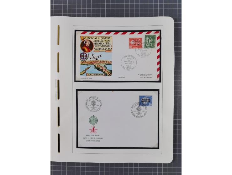 1850/2011, vorwiegend gestempelte Sammlung mit einigen Briefen, dabei Block 1 auf R-Brief, &nbsp;Block 2 mit Ersttagsstempel,