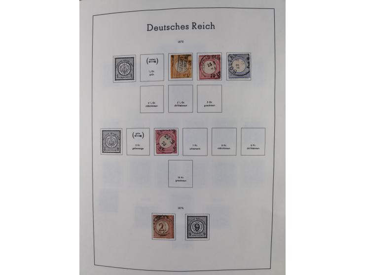 1872/1946, ungebrauchte/postfrische und gestempelte Sammlung ab Deutsches Reich mit besseren, ab 1933 viele postfrische Ausga