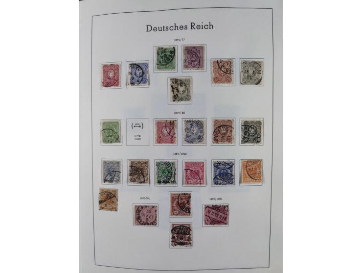 1872/1946, ungebrauchte/postfrische und gestempelte Sammlung ab Deutsches Reich mit besseren, ab 1933 viele postfrische Ausga