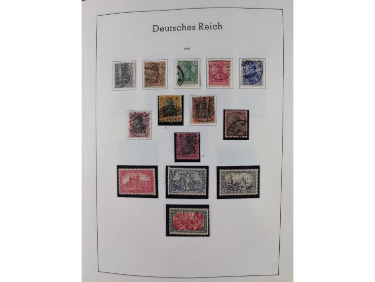 1872/1946, ungebrauchte/postfrische und gestempelte Sammlung ab Deutsches Reich mit besseren, ab 1933 viele postfrische Ausga