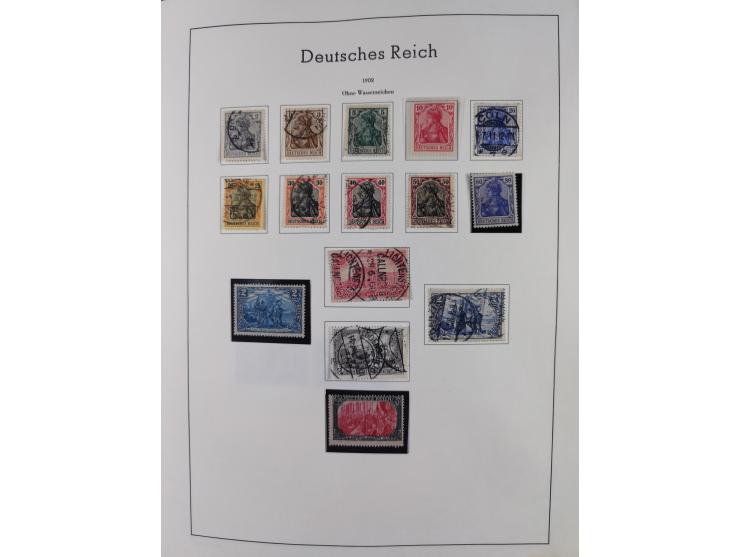 1872/1946, ungebrauchte/postfrische und gestempelte Sammlung ab Deutsches Reich mit besseren, ab 1933 viele postfrische Ausga