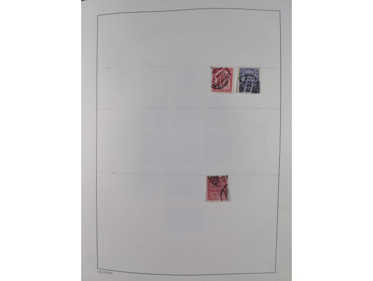 1872/1946, ungebrauchte/postfrische und gestempelte Sammlung ab Deutsches Reich mit besseren, ab 1933 viele postfrische Ausga