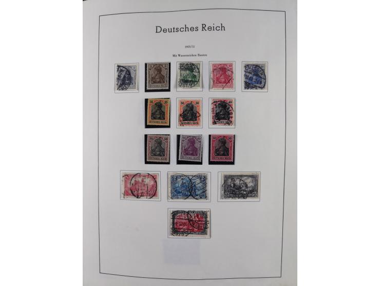 1872/1946, ungebrauchte/postfrische und gestempelte Sammlung ab Deutsches Reich mit besseren, ab 1933 viele postfrische Ausga