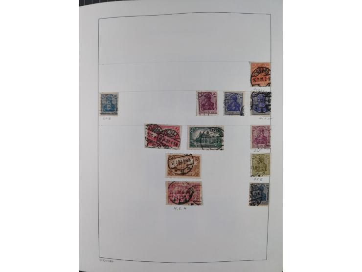 1872/1946, ungebrauchte/postfrische und gestempelte Sammlung ab Deutsches Reich mit besseren, ab 1933 viele postfrische Ausga